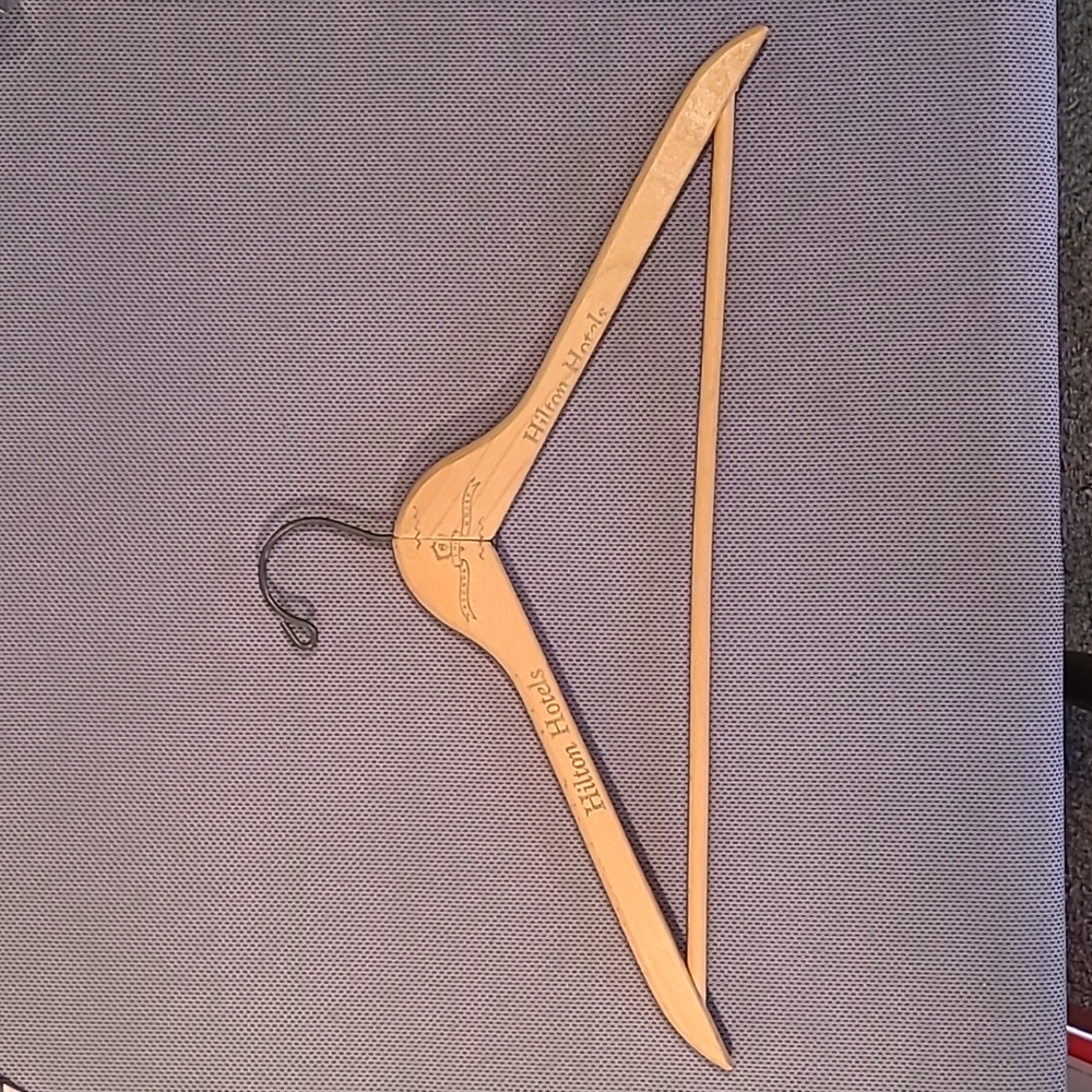 Hilton Hotels Around The World Wooden Hanger